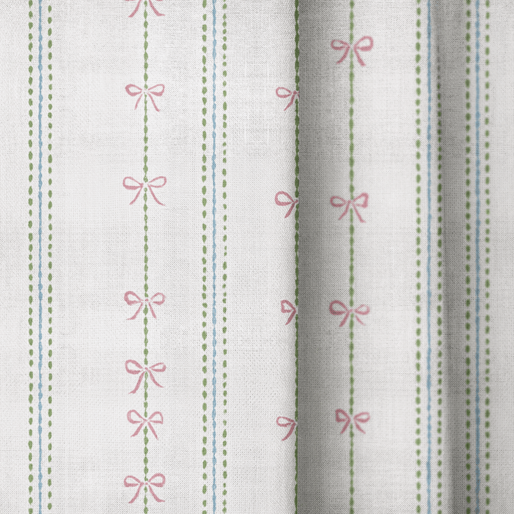 Lucasta Bow - Curtain Panel - The Drapery