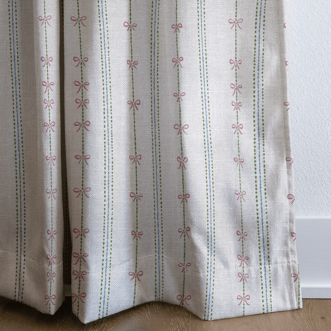 Lucasta Bow - Curtain Panel - The Drapery