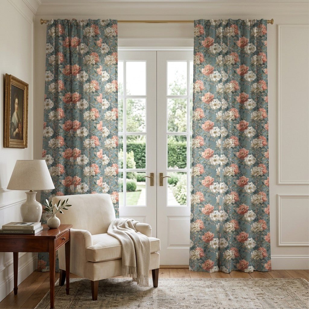 Lucetta Blossoms - Curtain Panel - The Drapery