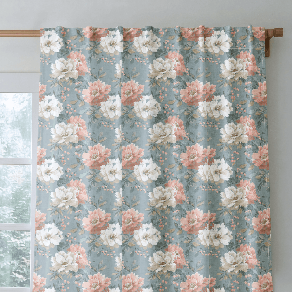 Lucetta Blossoms - Curtain Panel - The Drapery
