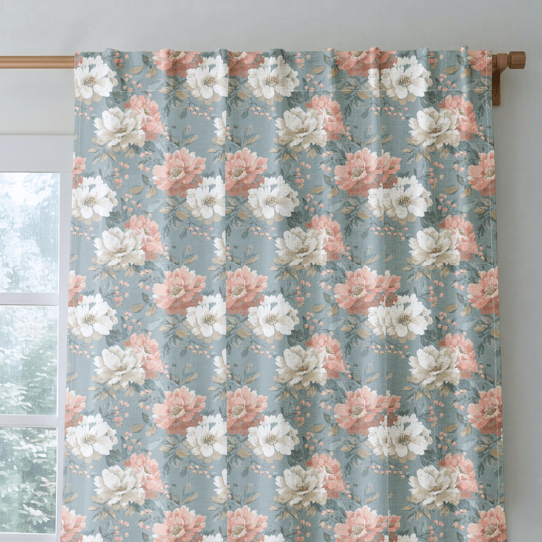 Lucetta Blossoms - Curtain Panel - The Drapery