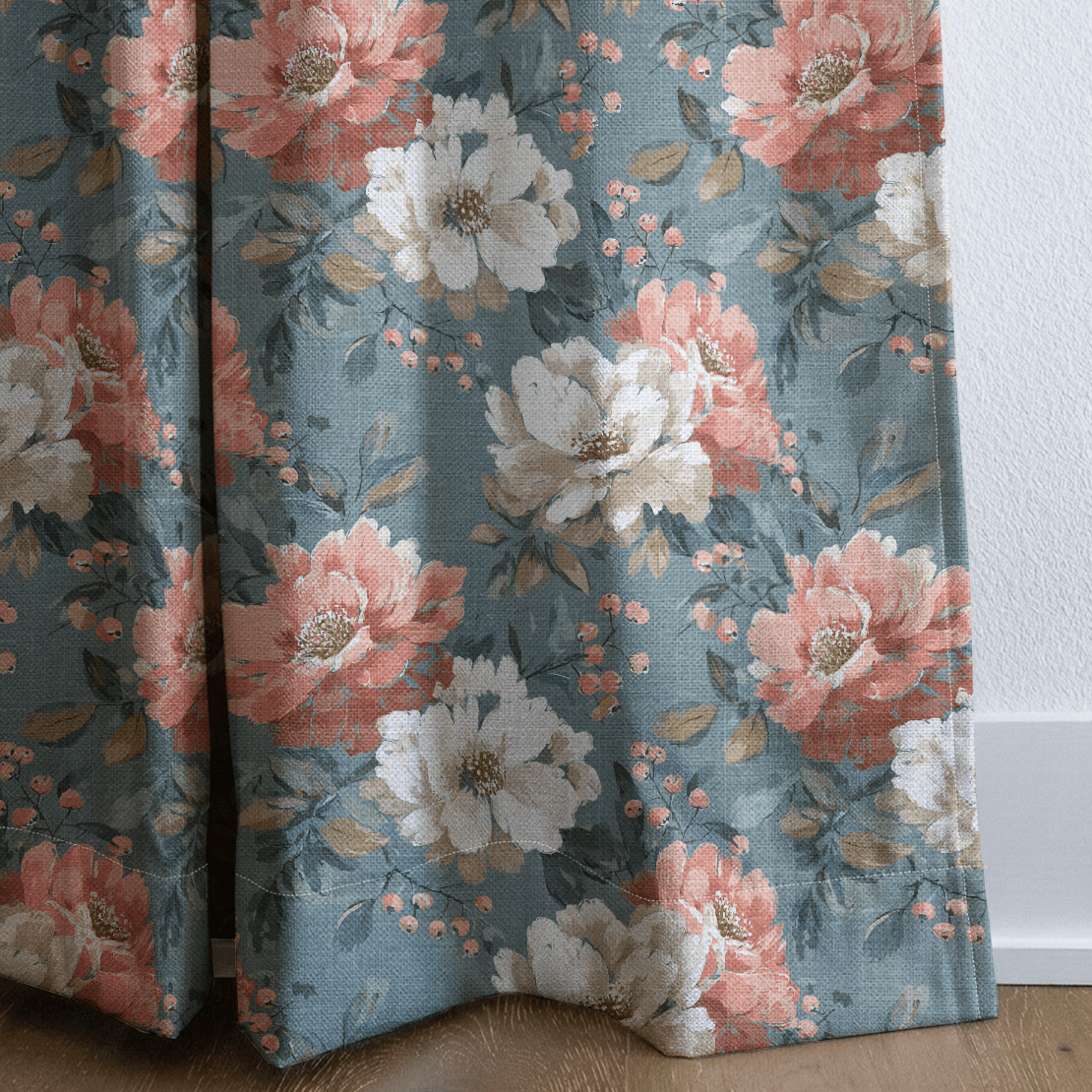 Lucetta Blossoms - Curtain Panel - The Drapery