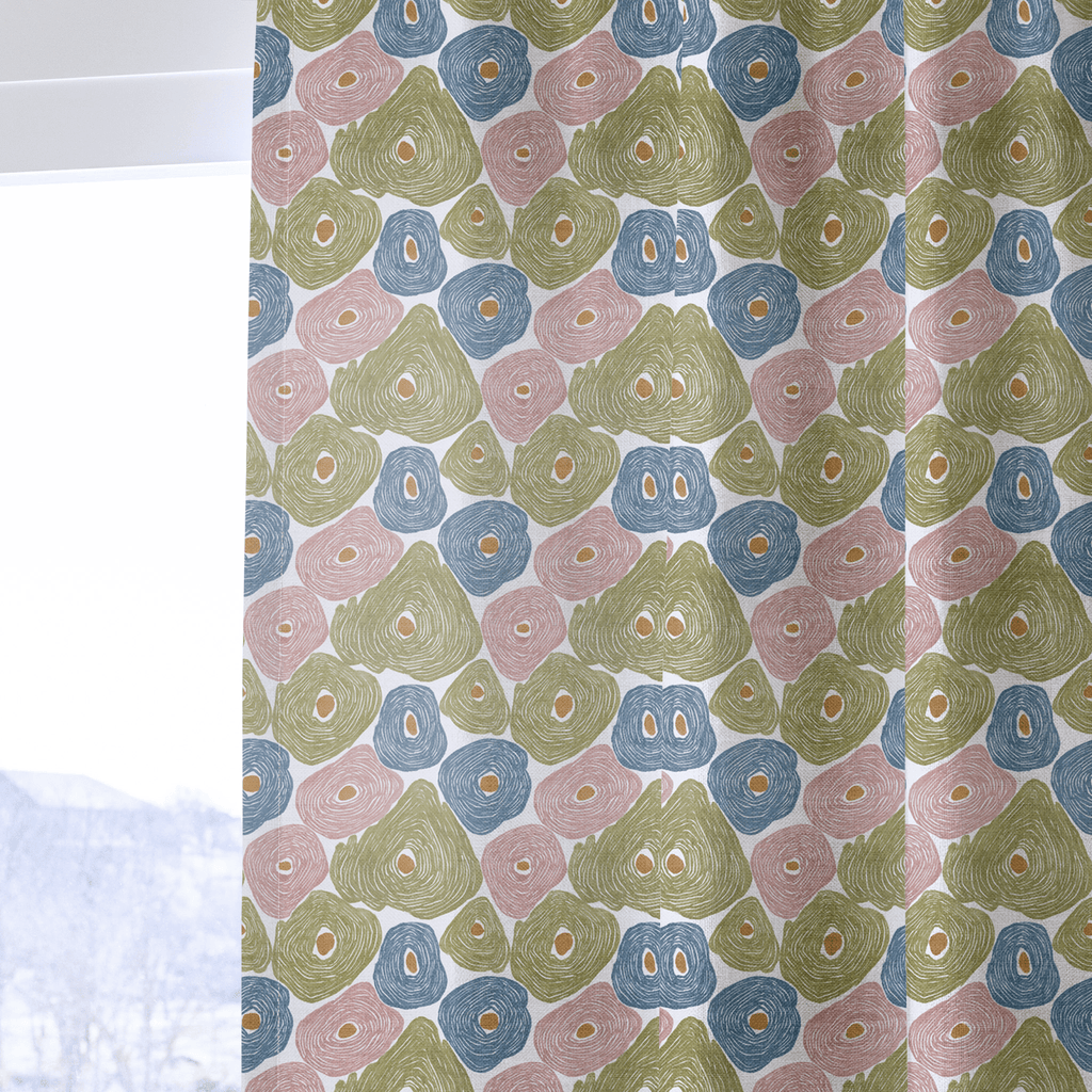Lucia Blooms - Curtain Panel - The Drapery