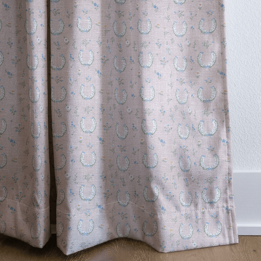 Lucky Horseshoes - Curtain Panel - The Drapery