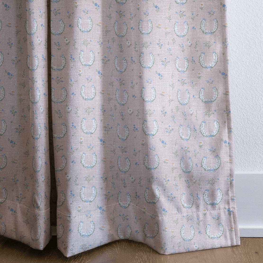 Lucky Horseshoes - Curtain Panel - The Drapery