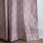 Lula Pink - Curtain Panel - The Drapery