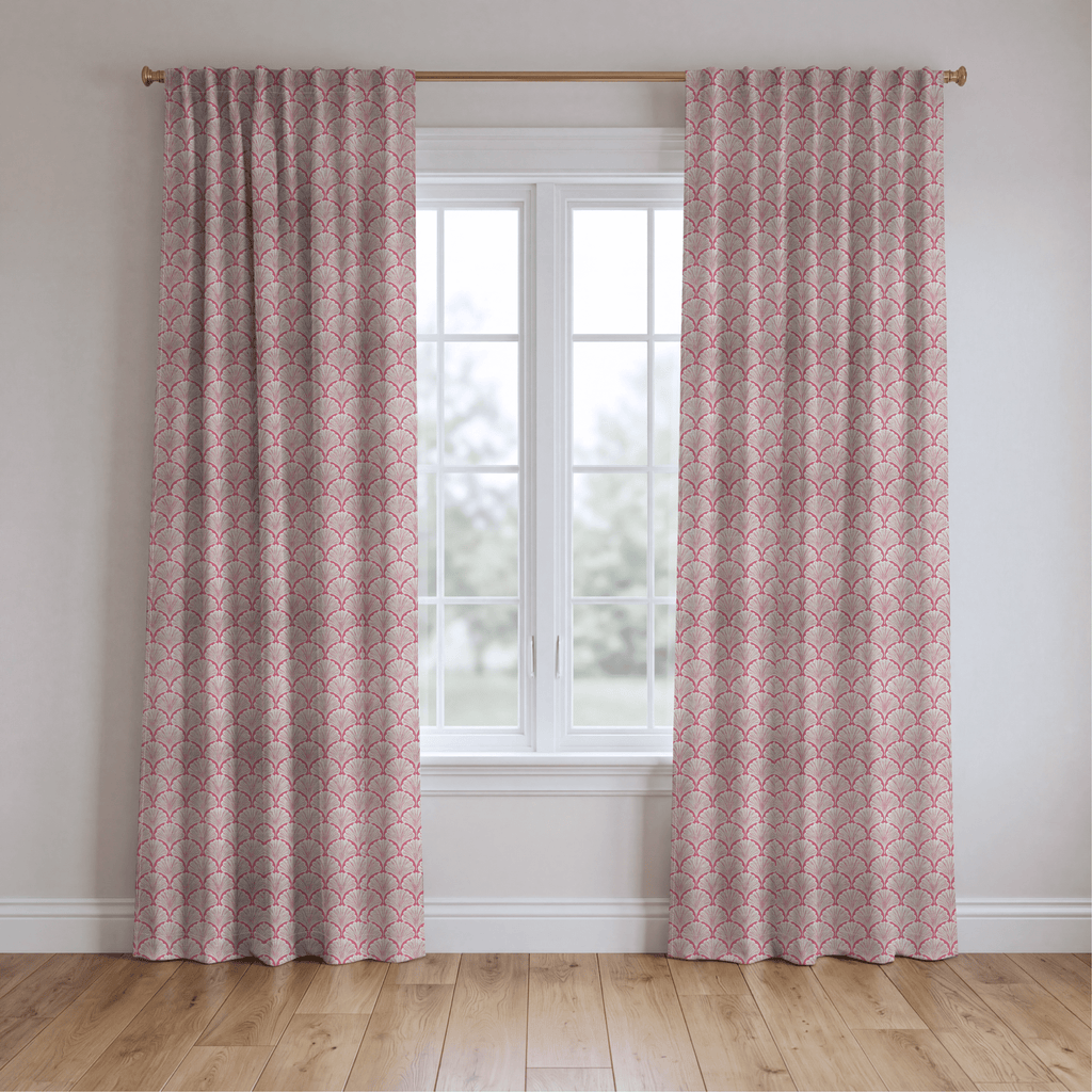 Lula Pink - Curtain Panel - The Drapery