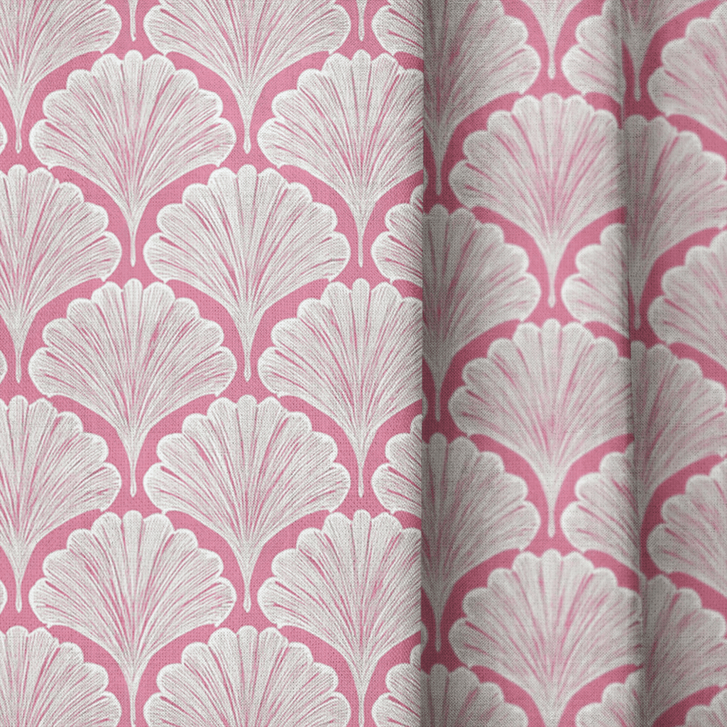 Lula Pink - Curtain Panel - The Drapery