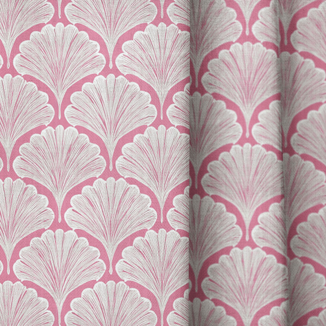 Lula Pink - Curtain Panel - The Drapery