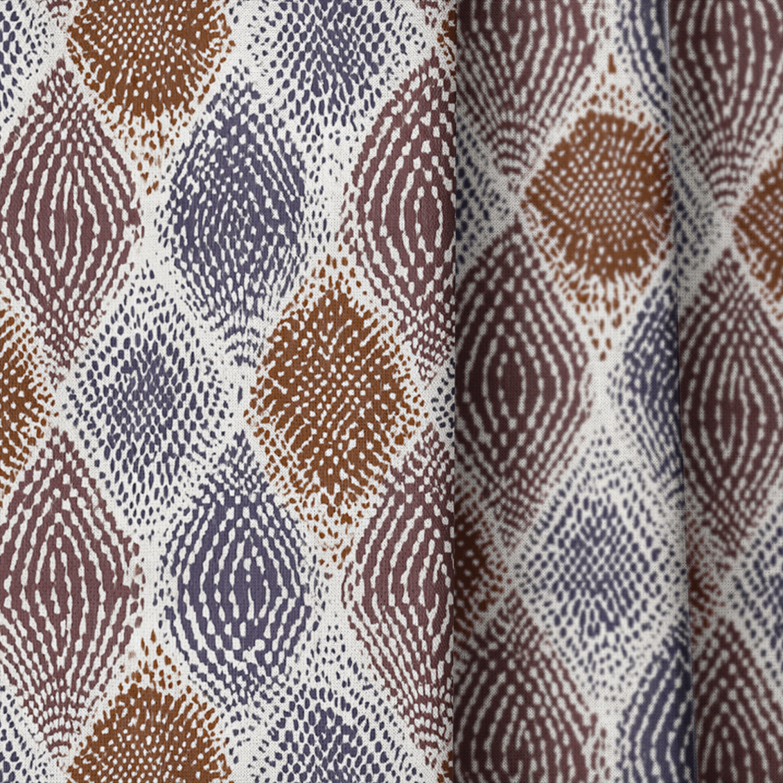 Luna Diamonds - Curtain Panel - The Drapery
