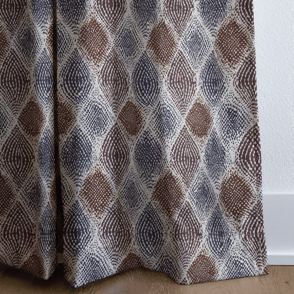 Luna Diamonds - Curtain Panel - The Drapery