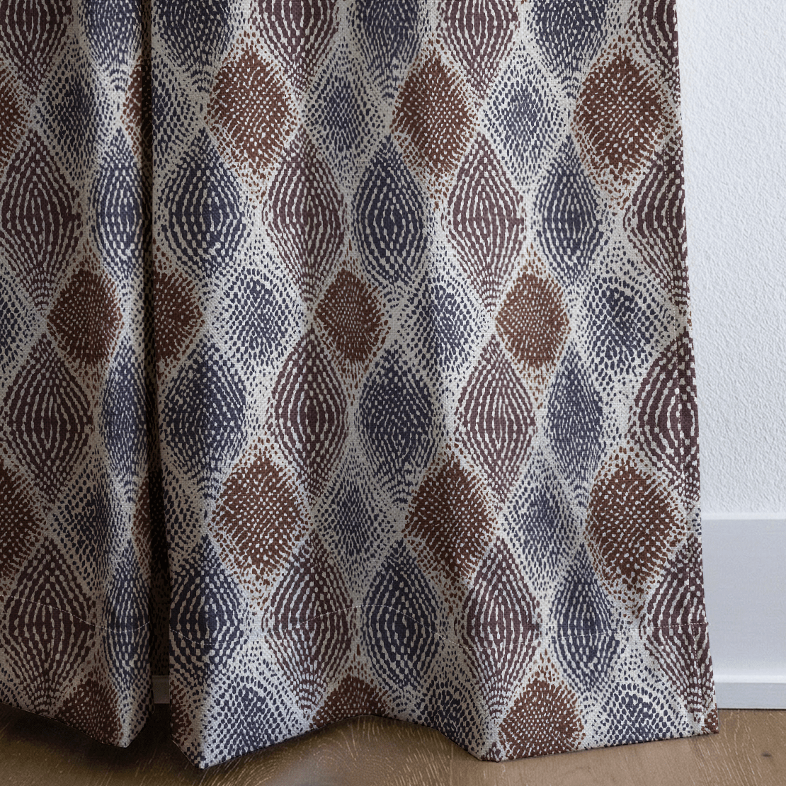 Luna Diamonds - Curtain Panel - The Drapery