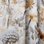 Luna Floral - Curtain Panel - The Drapery