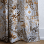 Luna Floral - Curtain Panel - The Drapery
