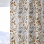 Luna Floral - Curtain Panel - The Drapery