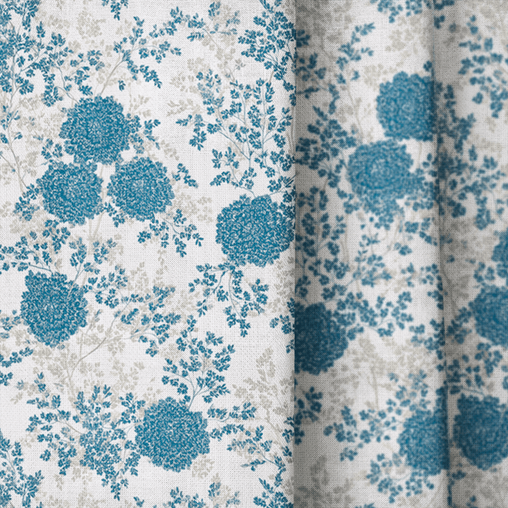 Lunabelle Floral - Curtain Panel - The Drapery