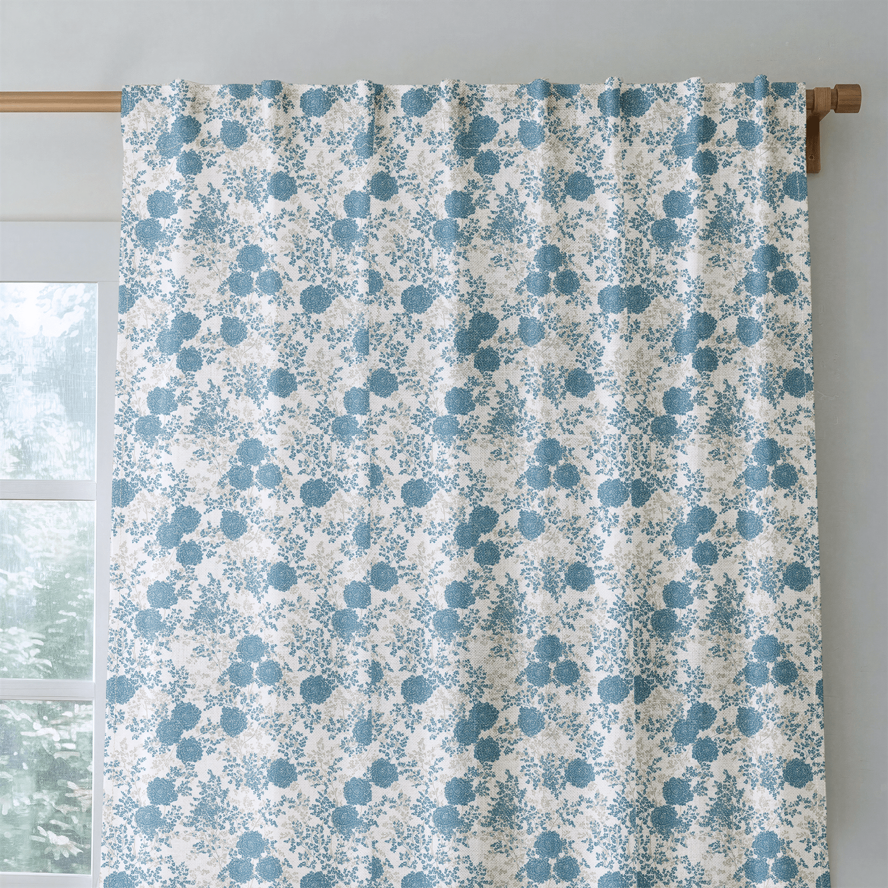 Lunabelle Floral - Curtain Panel - The Drapery