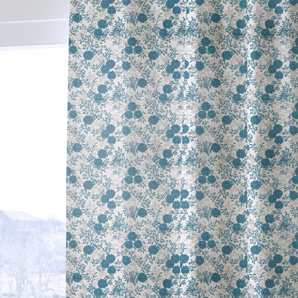Lunabelle Floral - Curtain Panel - The Drapery