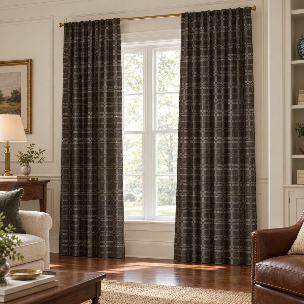 Lyndhurst Toffee - Curtain Panel - The Drapery