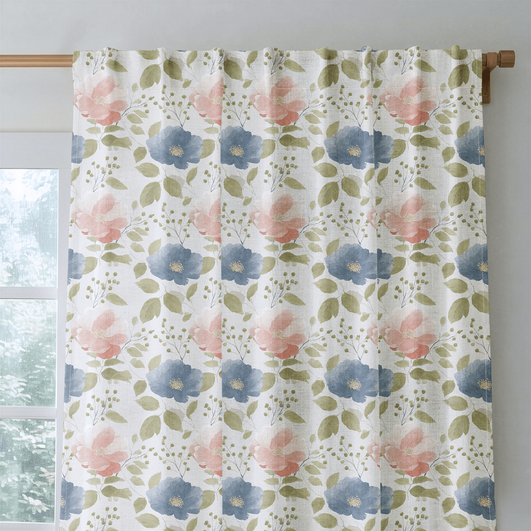 Lysara Blooms - Curtain Panel - The Drapery