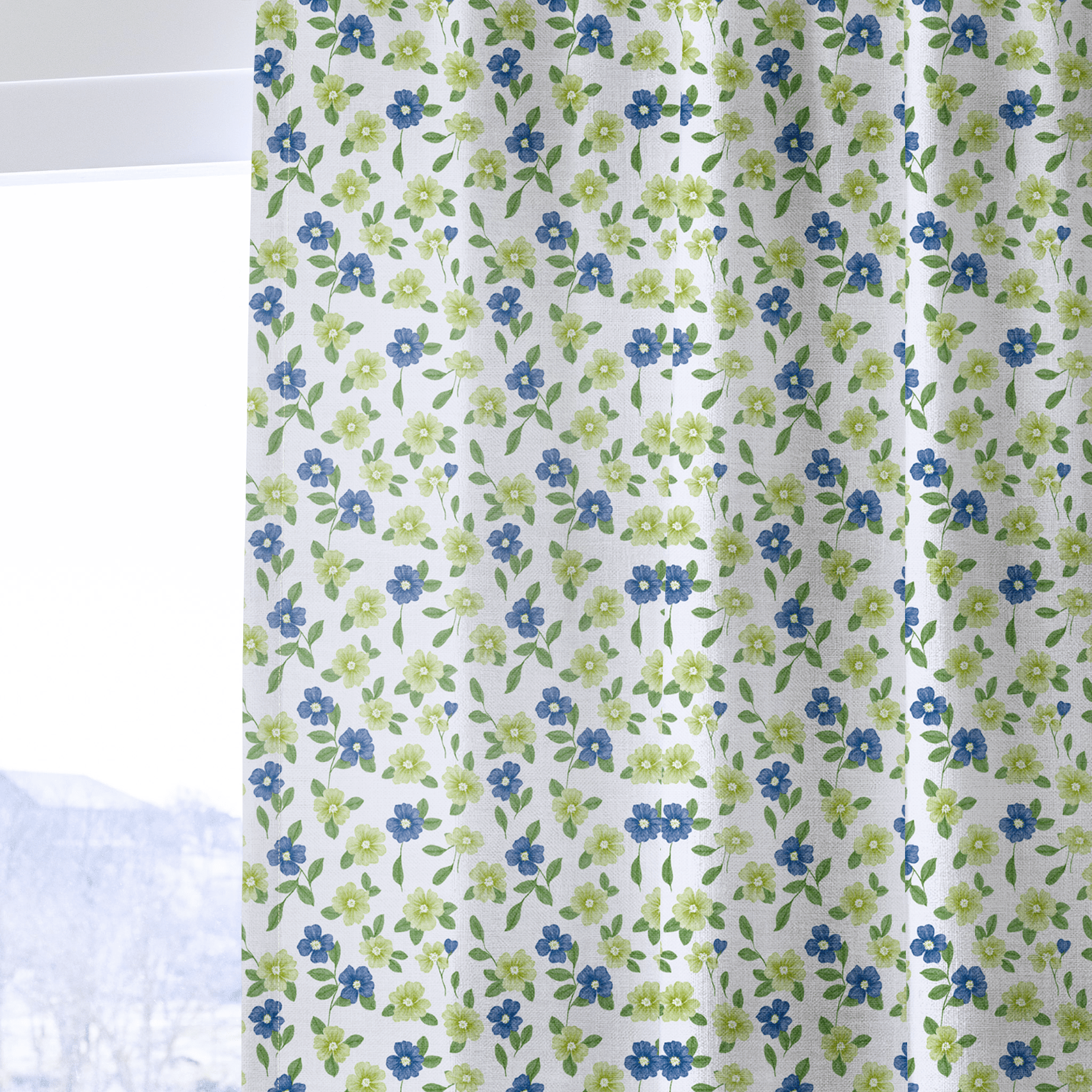Maddox Blooms - Curtain Panel - The Drapery