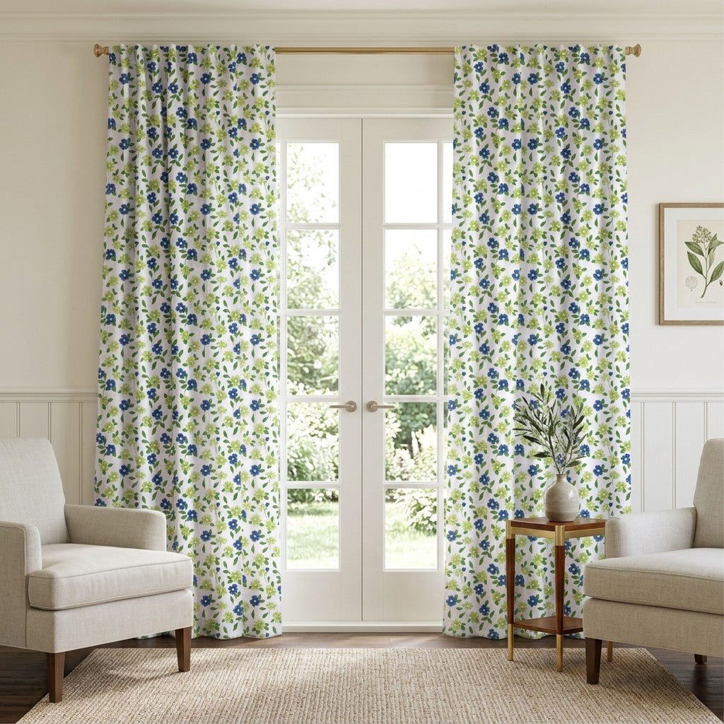 Maddox Blooms - Curtain Panel - The Drapery