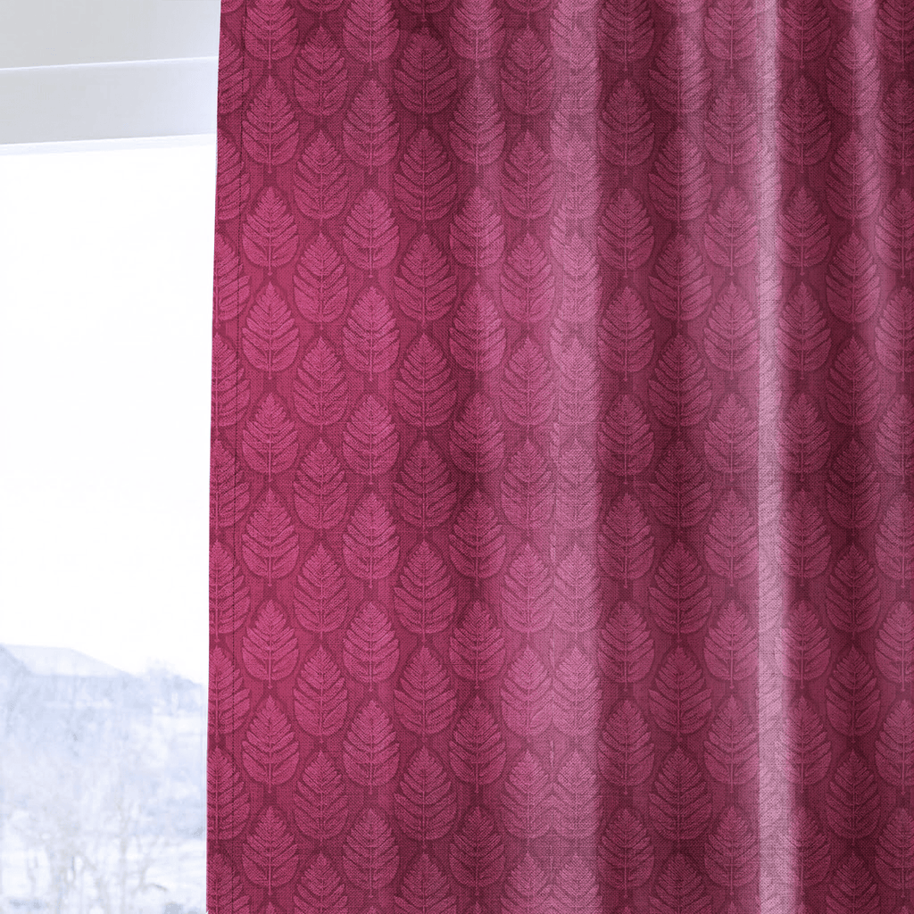 Magenta Forest - Curtain Panel - The Drapery