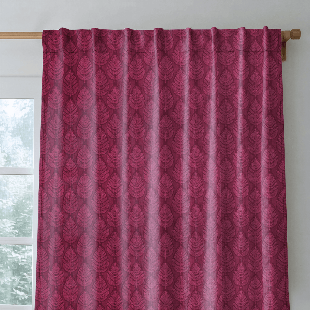 Magenta Forest - Curtain Panel - The Drapery