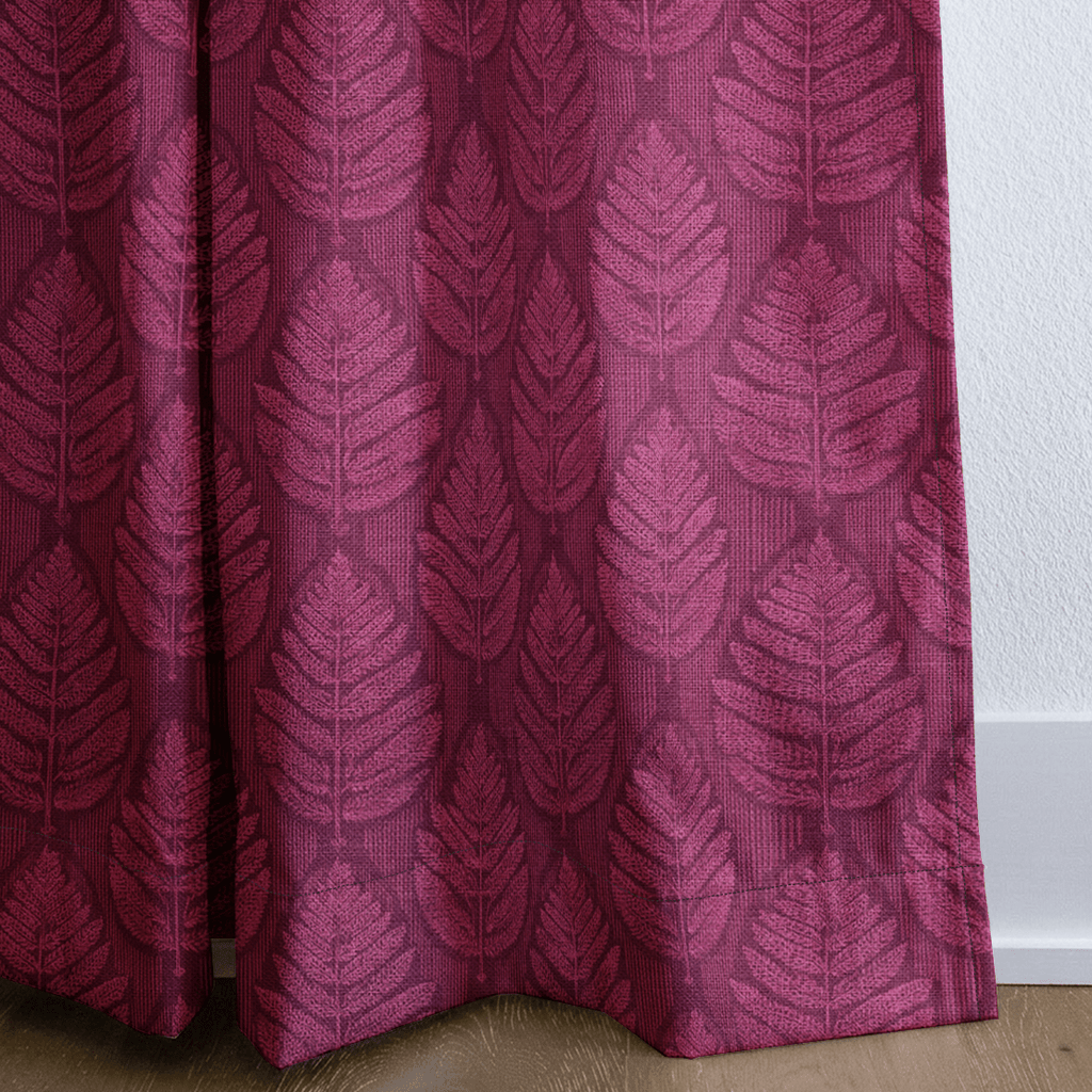 Magenta Forest - Curtain Panel - The Drapery