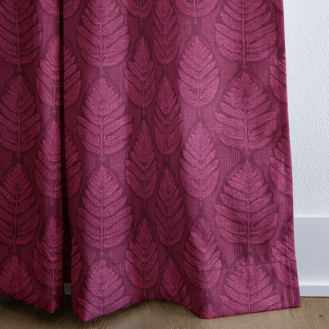 Magenta Forest - Curtain Panel - The Drapery