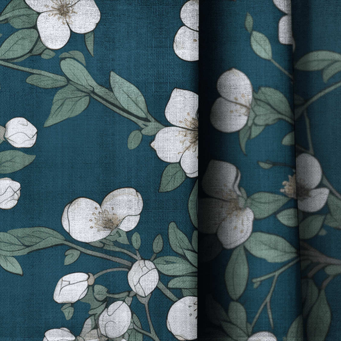 Maisie Floral - Curtain Panel - The Drapery