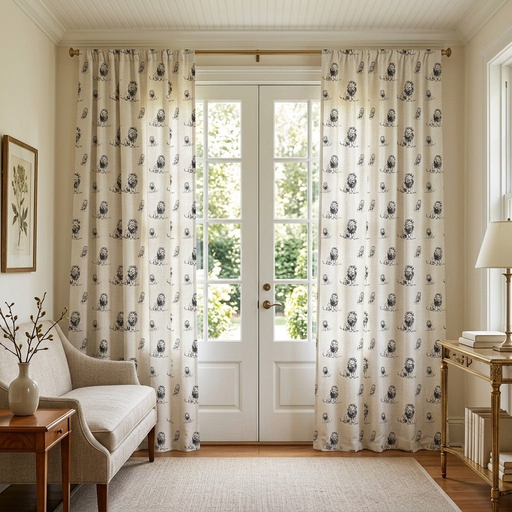 Mane Attraction - Curtain Panel - The Drapery