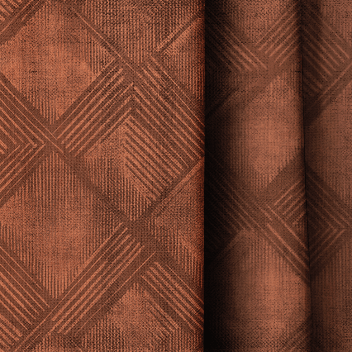 Maple Rust - Curtain Panel - The Drapery