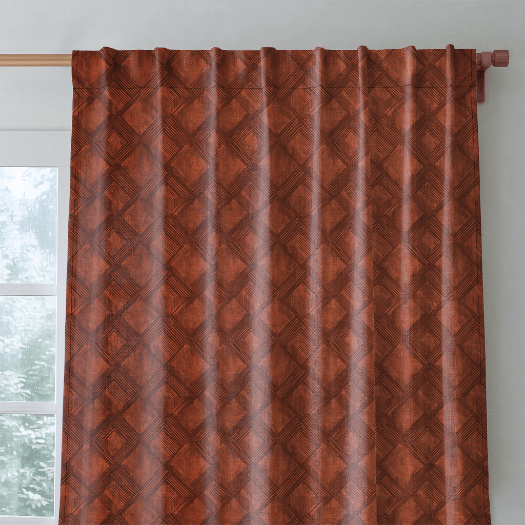 Maple Rust - Curtain Panel - The Drapery