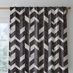 Marble Chevron - Curtain Panel - The Drapery