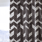 Marble Chevron - Curtain Panel - The Drapery
