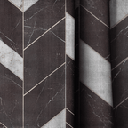 Marble Chevron - Curtain Panel - The Drapery