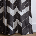 Marble Chevron - Curtain Panel - The Drapery
