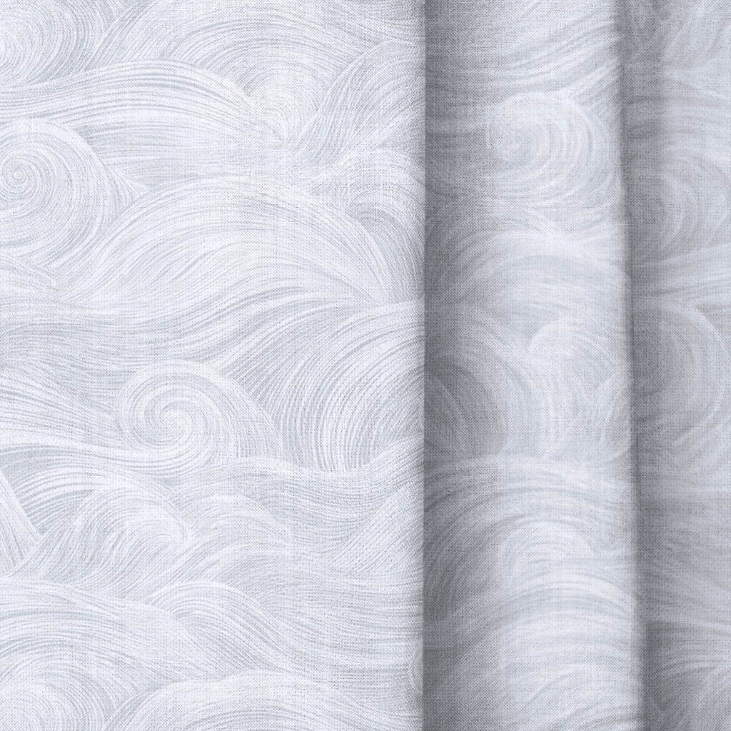 Marcelline Waves - Curtain Panel - The Drapery