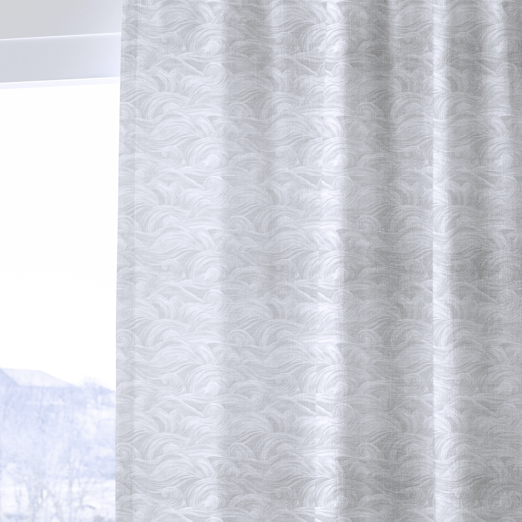 Marcelline Waves - Curtain Panel - The Drapery