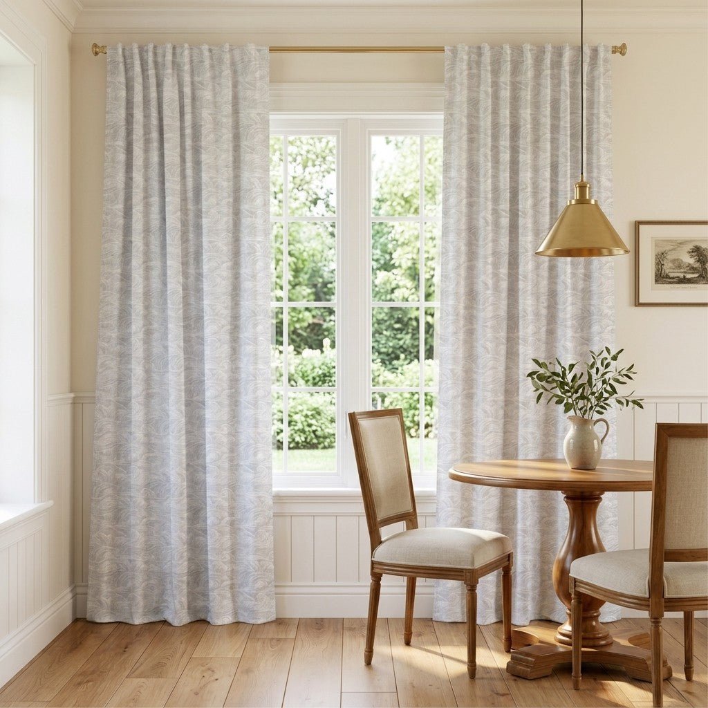 Marcelline Waves - Curtain Panel - The Drapery