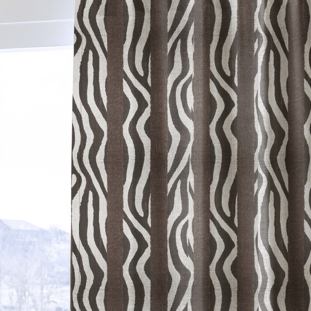 March Zebra Stripe - Curtain Panel - The Drapery