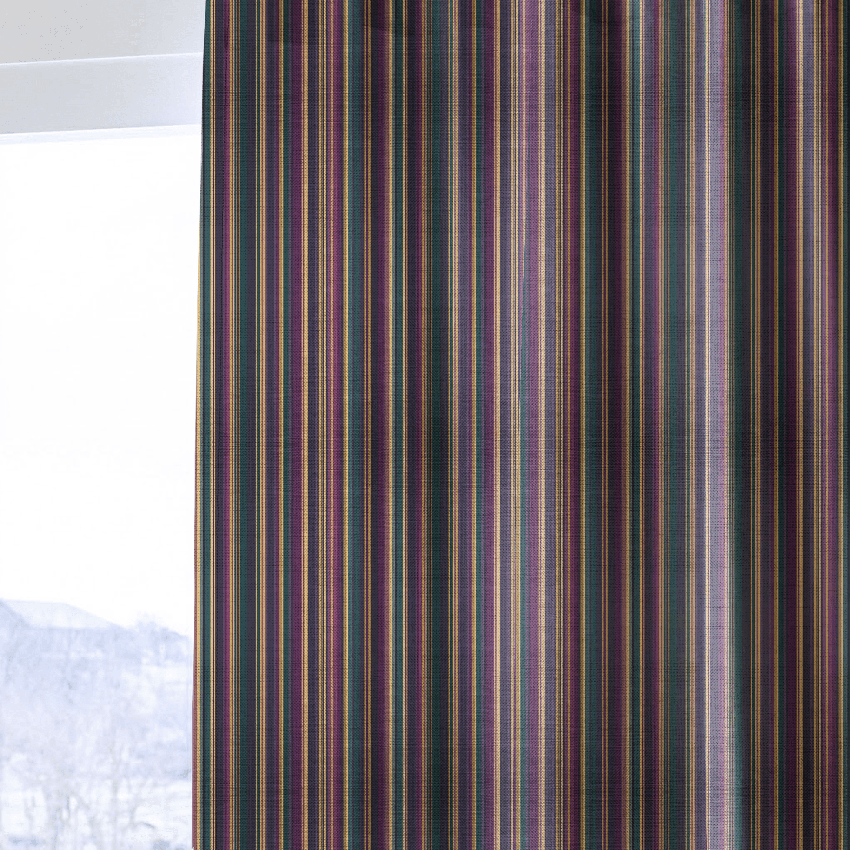Mardi Stripes - Curtain Panel - The Drapery