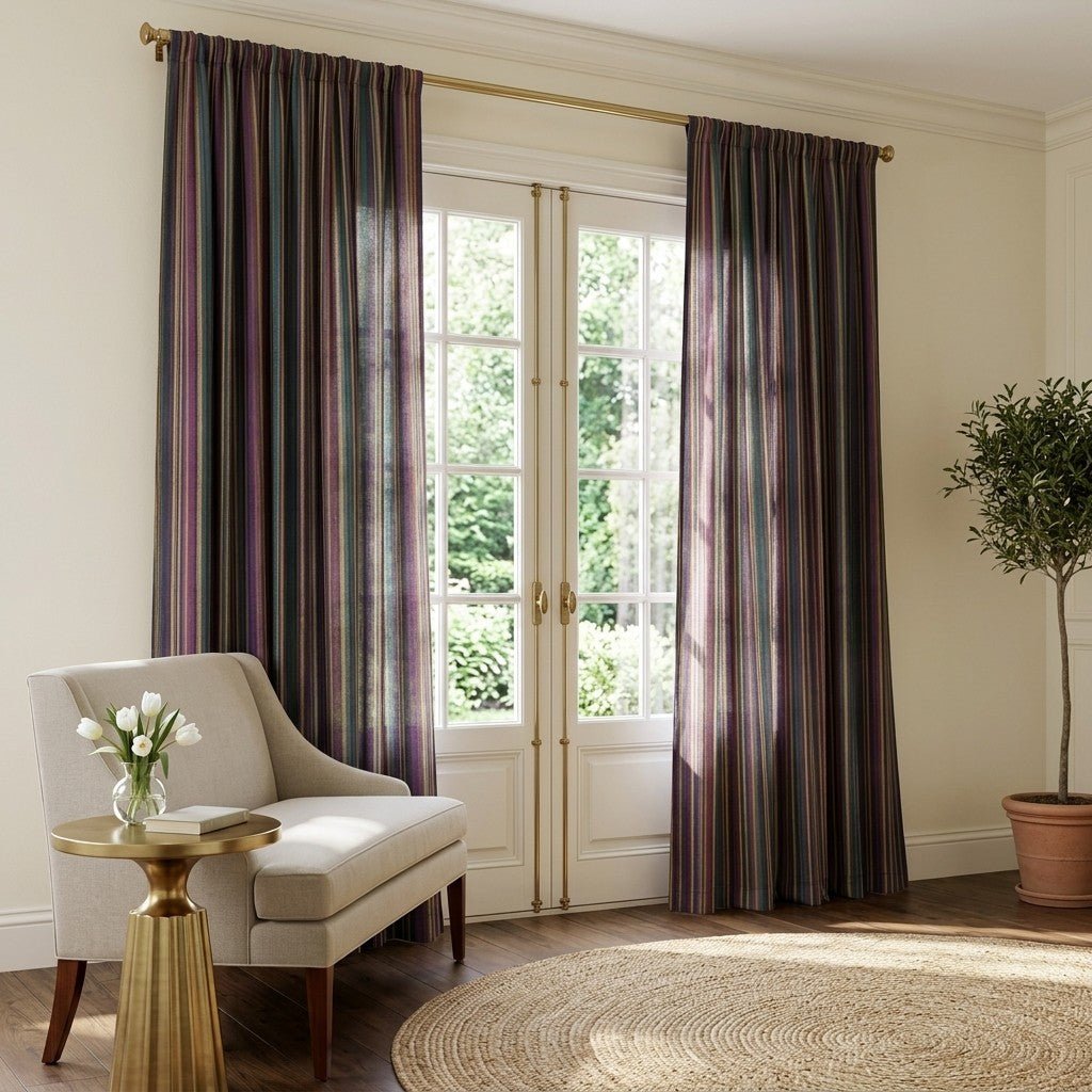 Mardi Stripes - Curtain Panel - The Drapery