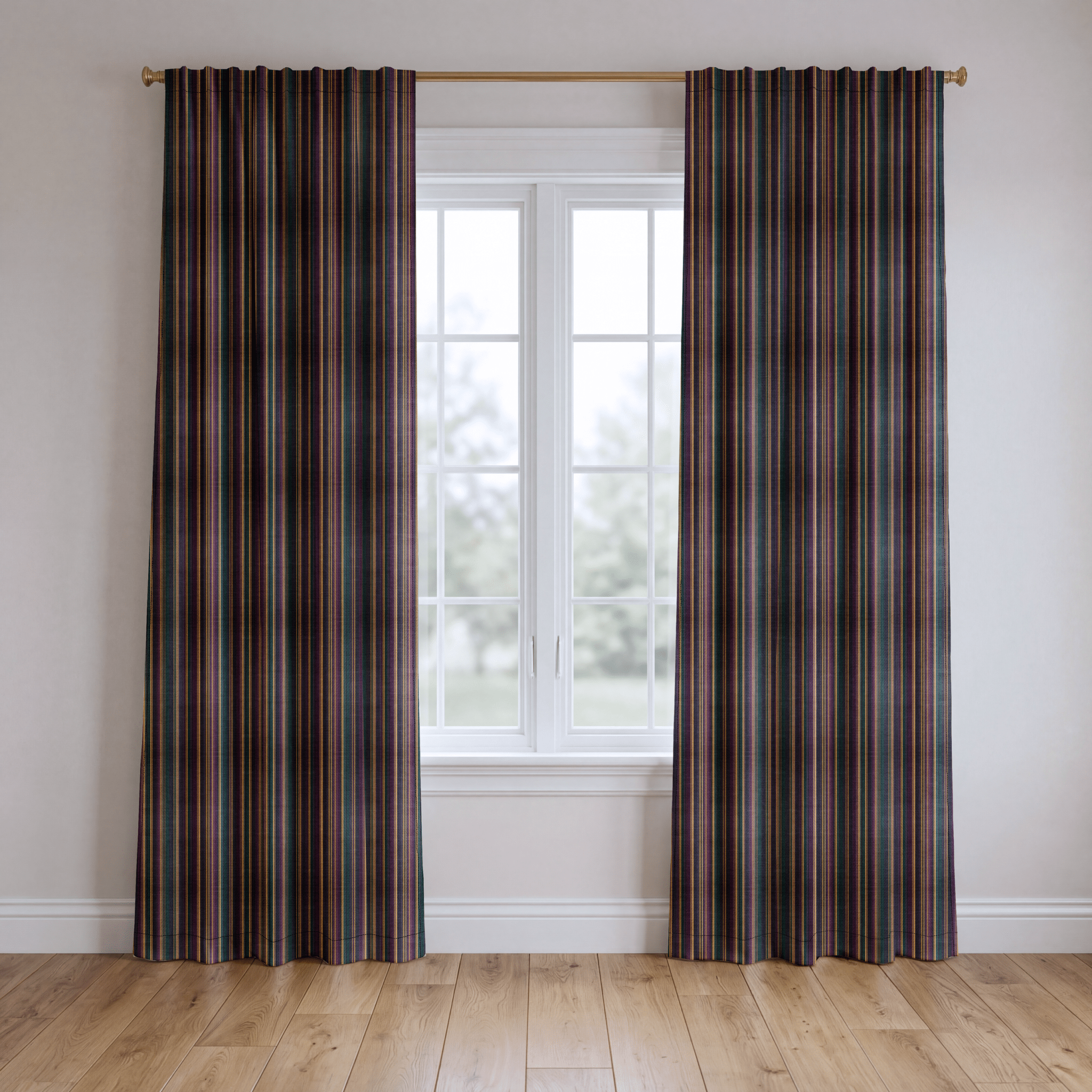 Mardi Stripes - Curtain Panel - The Drapery