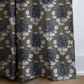 Marguerite Midnight Peony - Curtain Panel - The Drapery