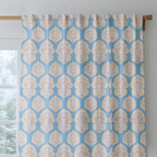 Maribel Blue - Curtain Panel - The Drapery