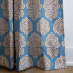 Maribel Blue - Curtain Panel - The Drapery