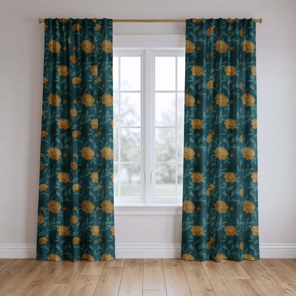 Marigold Manor - Curtain Panel - The Drapery
