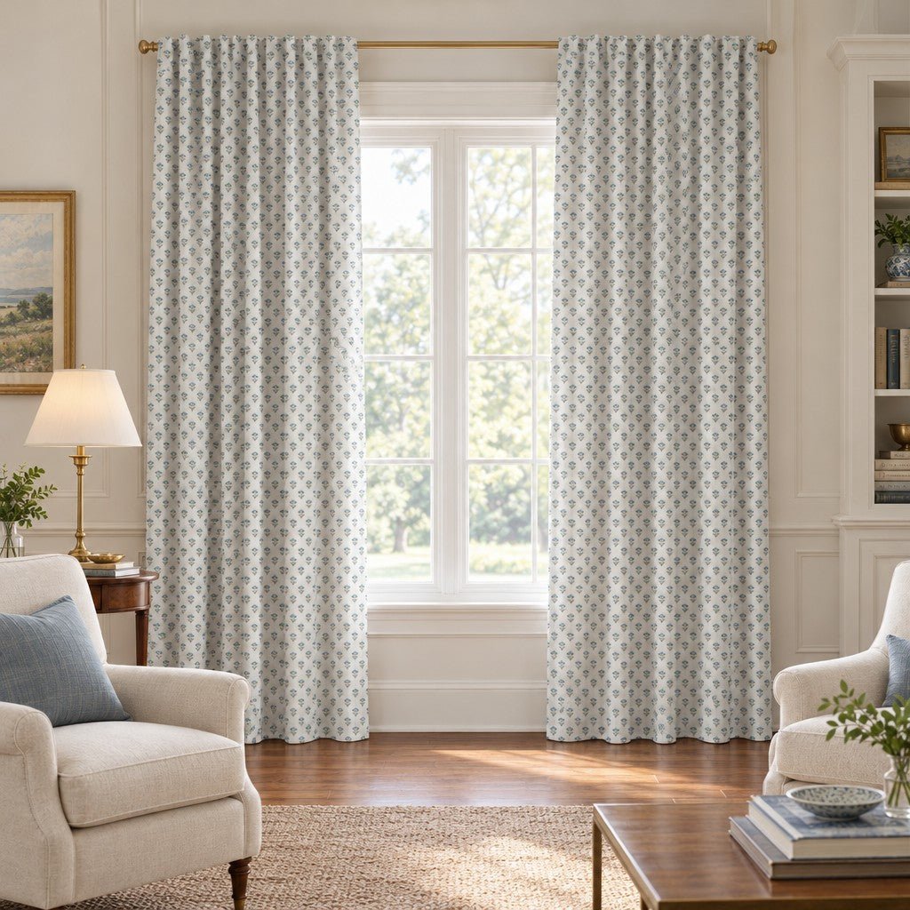 Marlowe Block - Curtain Panel - The Drapery